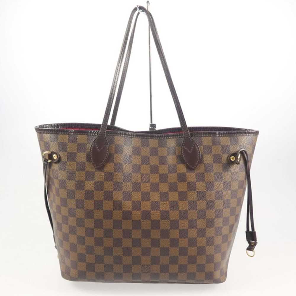 Louis Vuitton Neverfull leather handbag - image 3