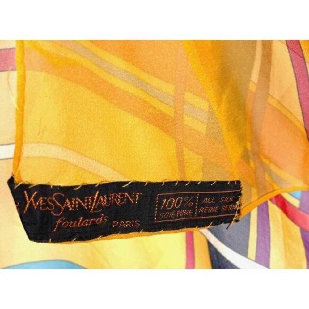 Yves Saint Laurent Silk scarf - image 3