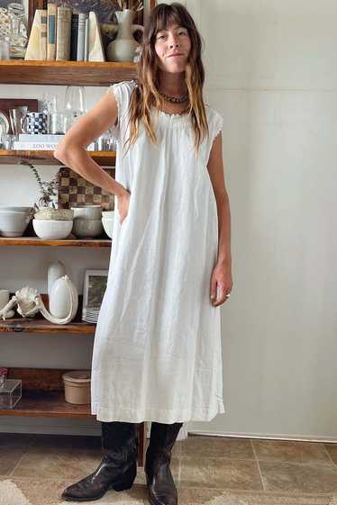 Antique Linen Dress