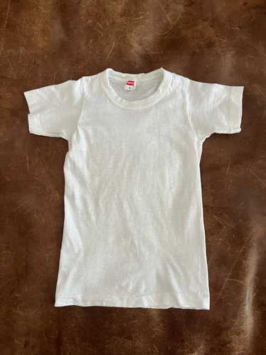 60s Hanes Kids White Tee