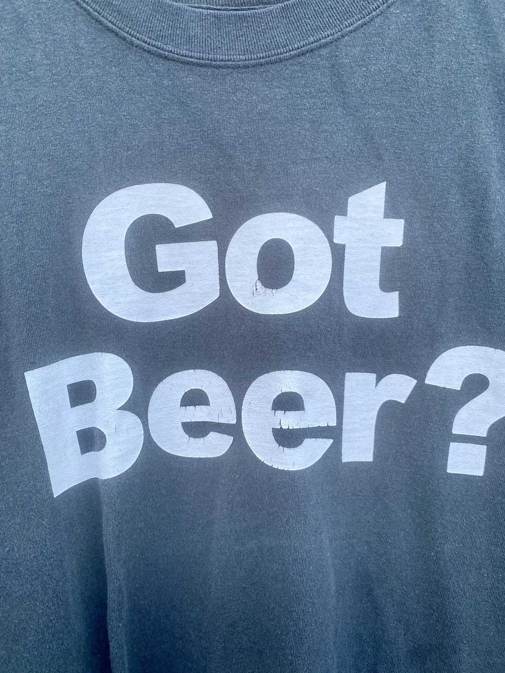 Hanes × Vintage Vintage GOT BEER? T-shirt - image 2