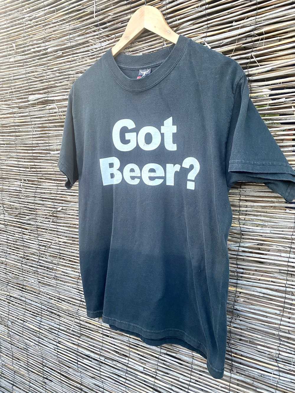 Hanes × Vintage Vintage GOT BEER? T-shirt - image 4