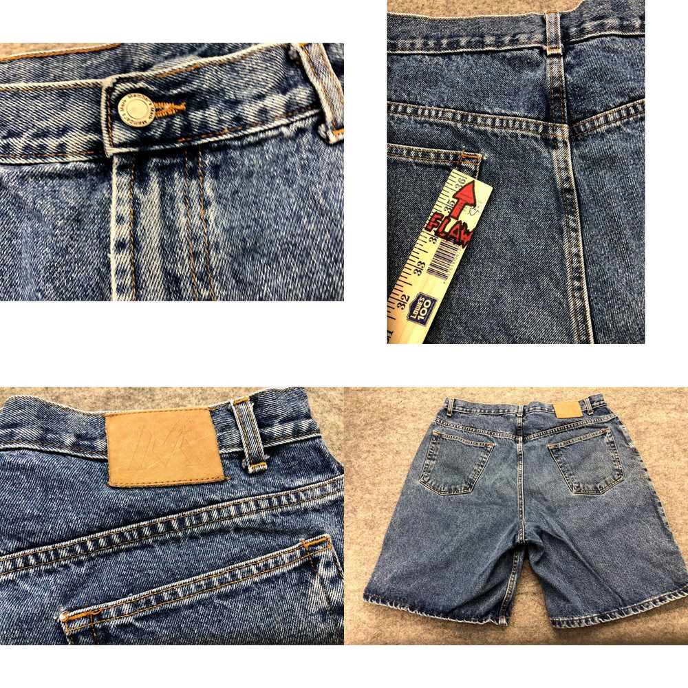 Vintage Member's Mark Shorts Men's Size 36 Blue D… - image 4