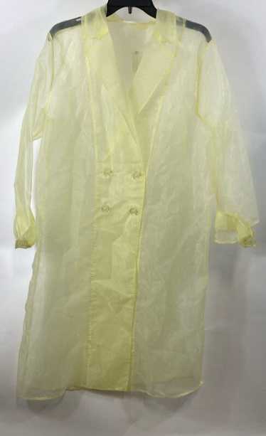 NWT Anthropologie Womens Yellow Organza Sheer Lon… - image 1