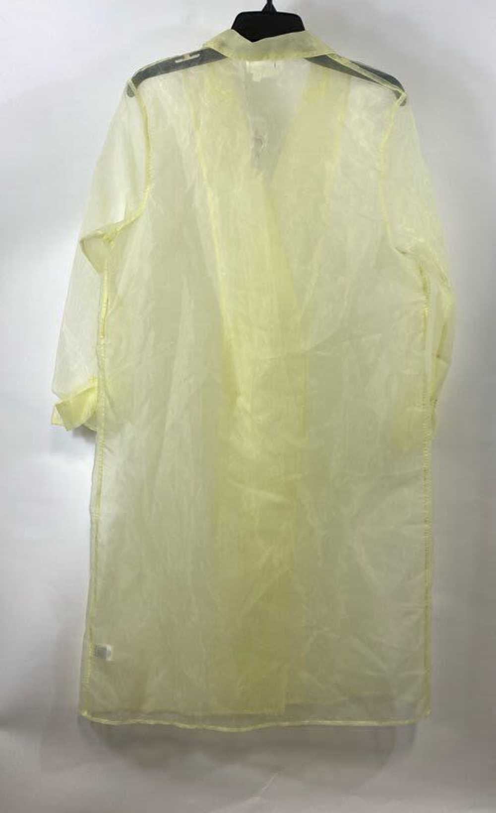 NWT Anthropologie Womens Yellow Organza Sheer Lon… - image 2