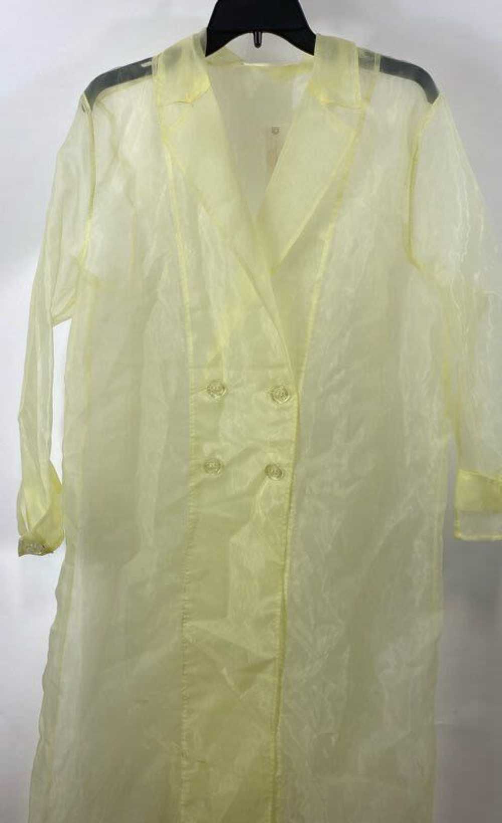 NWT Anthropologie Womens Yellow Organza Sheer Lon… - image 3