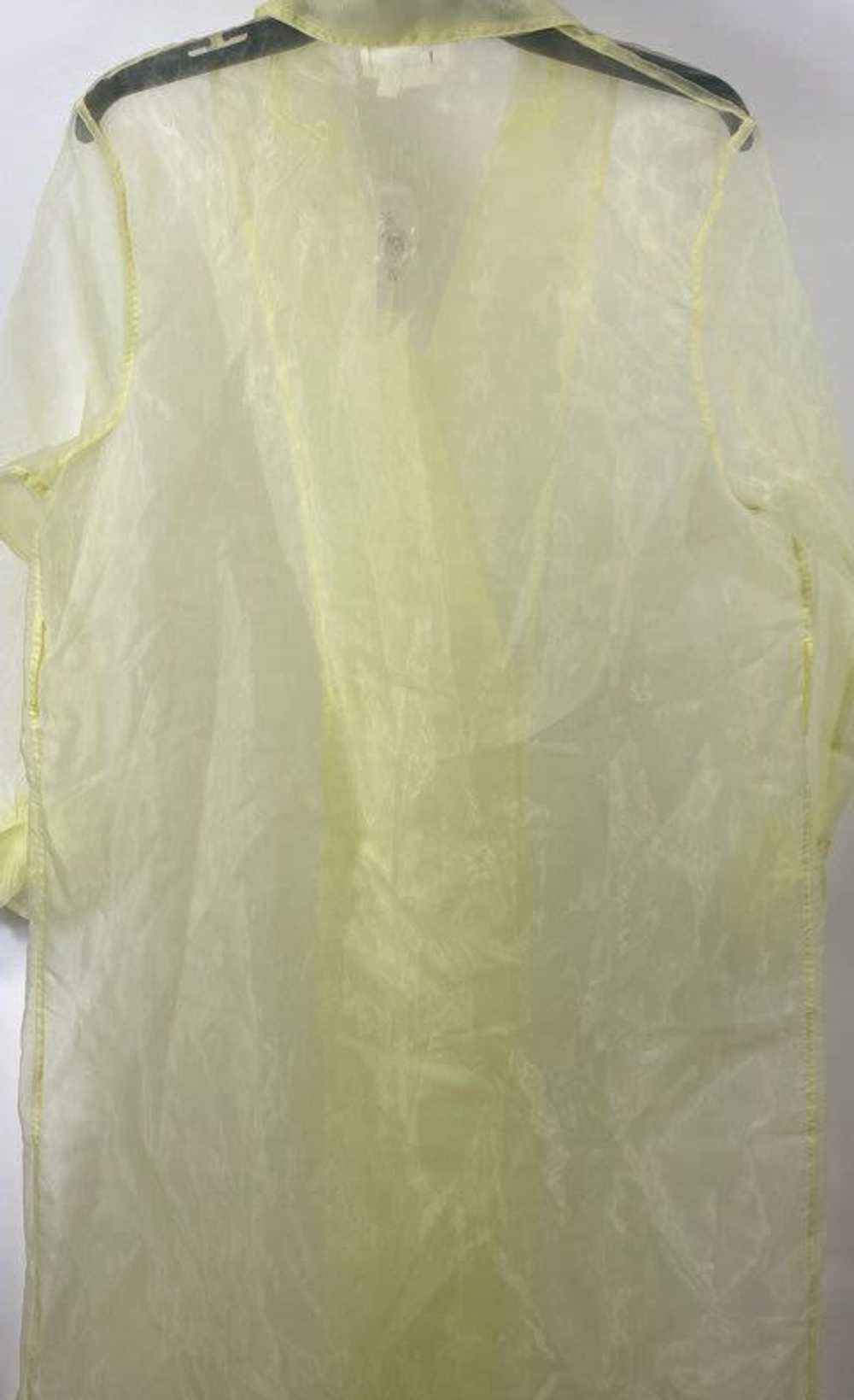 NWT Anthropologie Womens Yellow Organza Sheer Lon… - image 4