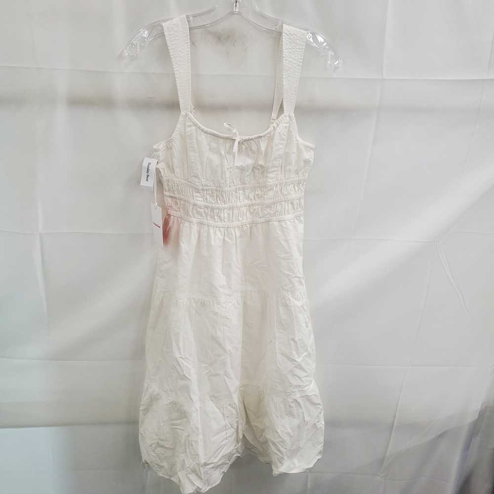 Sunday Best White Smock Dress in Size Medium - image 1