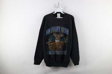 Trail Of cheapest The Stag Sweatshirt Vintage 90s Coleman Hunting Made In USA Mens Large