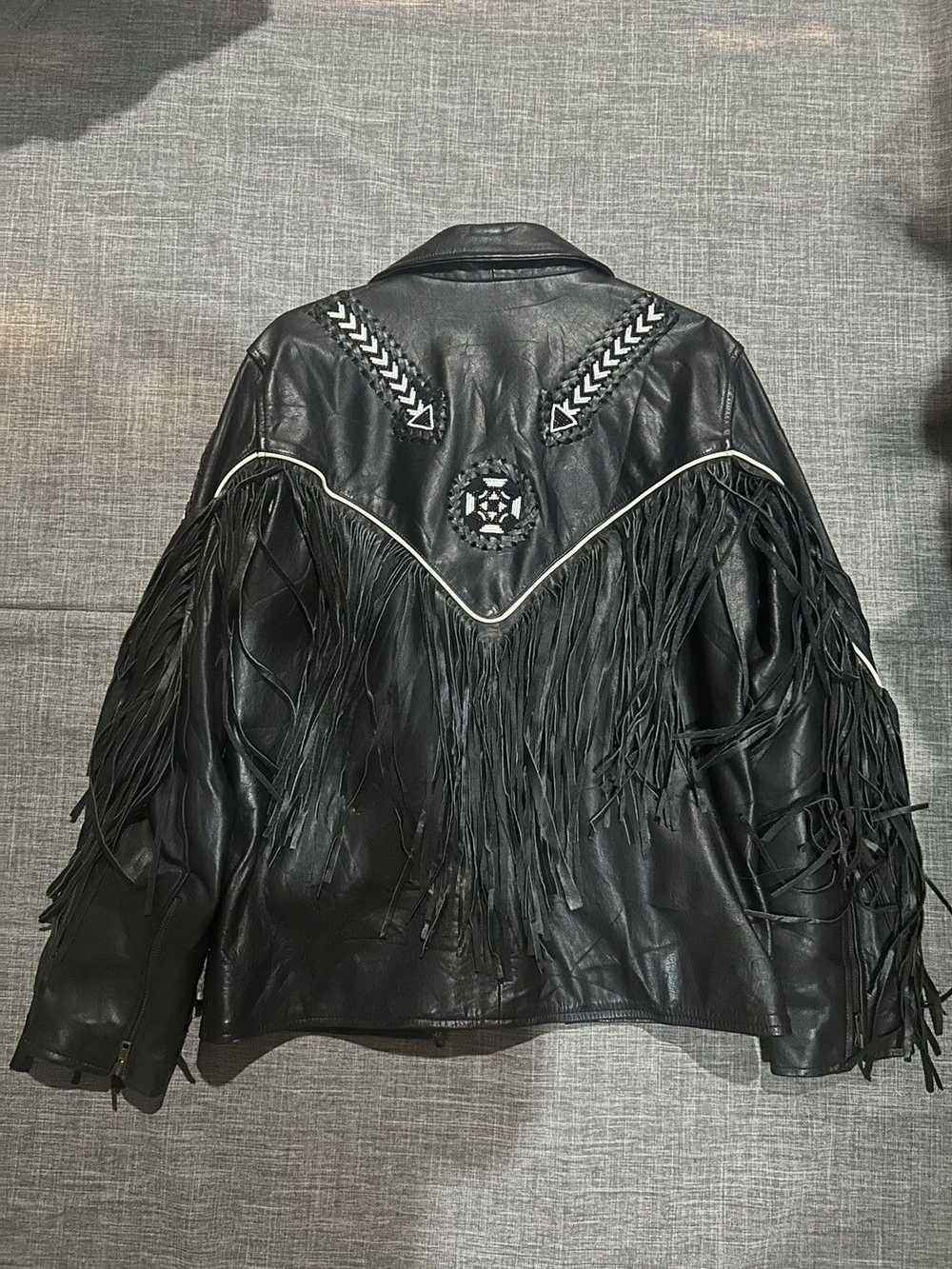 Genuine Leather × Vintage Bull Genuine Leather Ja… - image 7