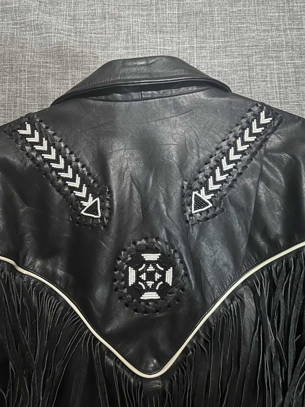 Genuine Leather × Vintage Bull Genuine Leather Ja… - image 8