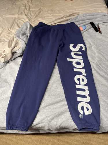 Supreme Supreme Satin Appliqué Sweatpants Washed N