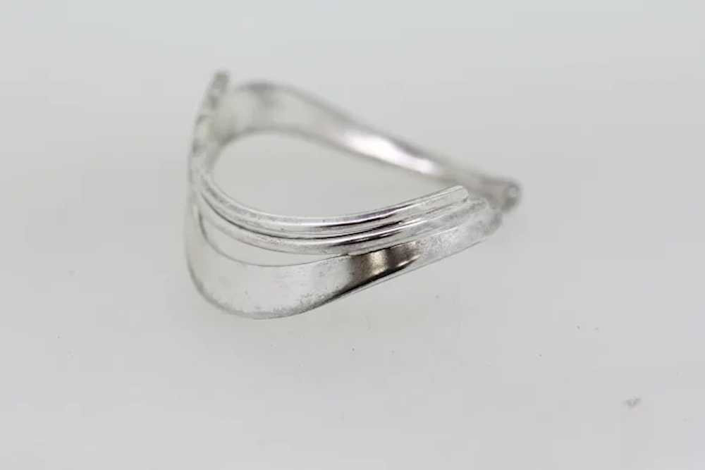 Sterling Silver Freeform Cuff Bracelet - 6" - image 2