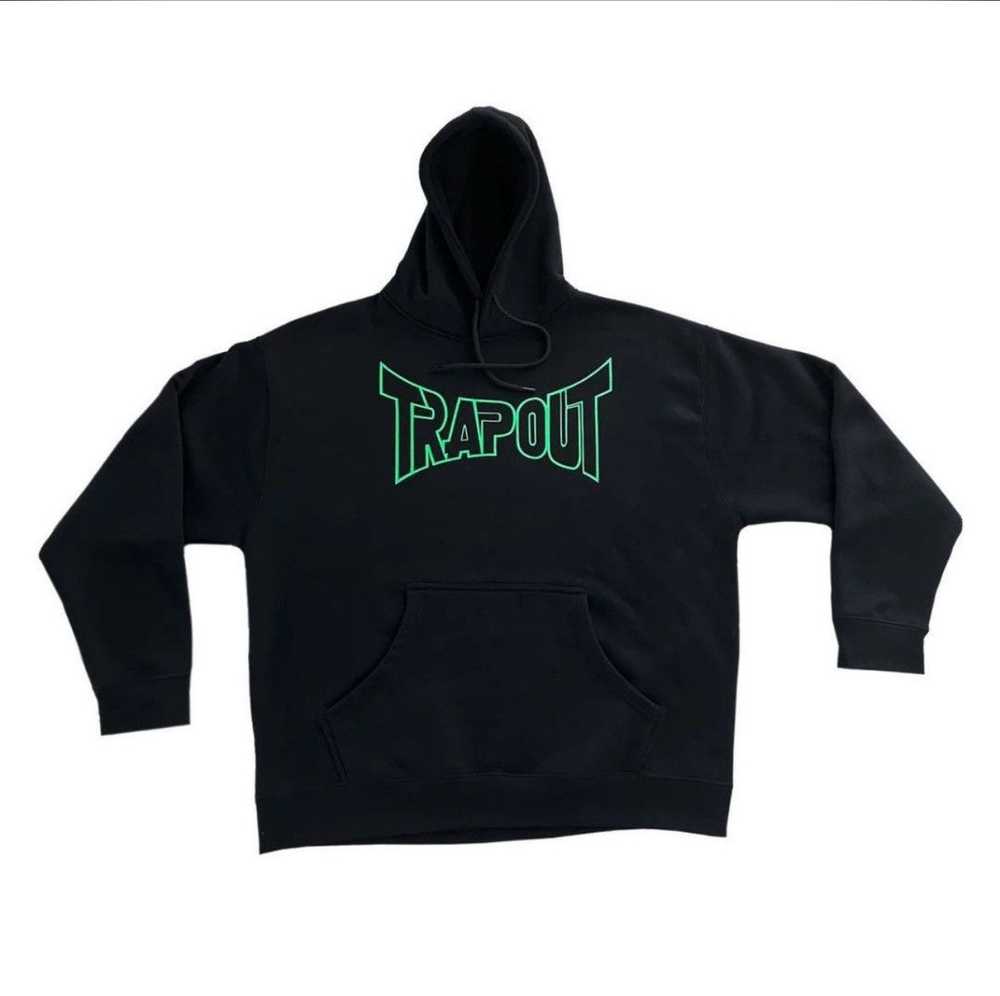 Kim Krueger Green Trapout Hoodie NIB - image 3