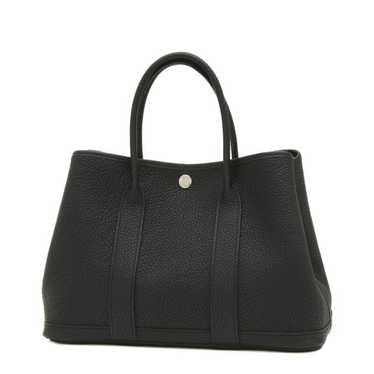 Hermes Hermes Garden TPM 30 Handbag Negonda Black… - image 1