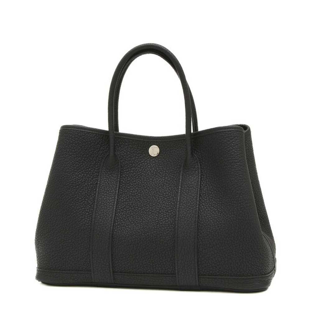 Hermes Hermes Garden TPM 30 Handbag Negonda Black… - image 6