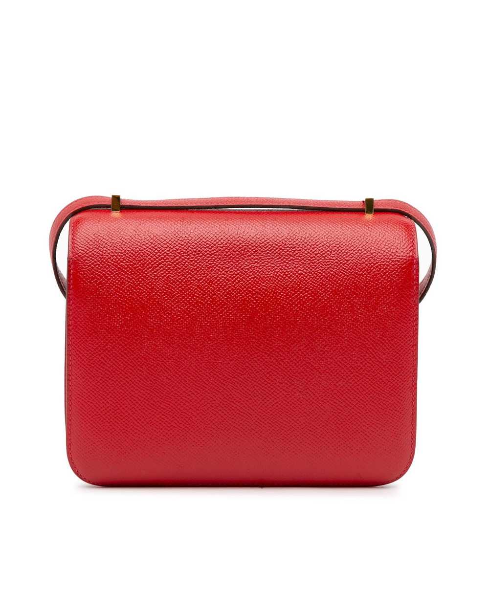 Hermes Epsom Leather Mini Constance Shoulder Bag … - image 3