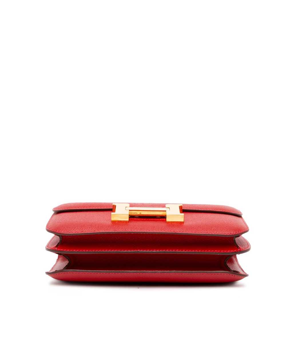 Hermes Epsom Leather Mini Constance Shoulder Bag … - image 4