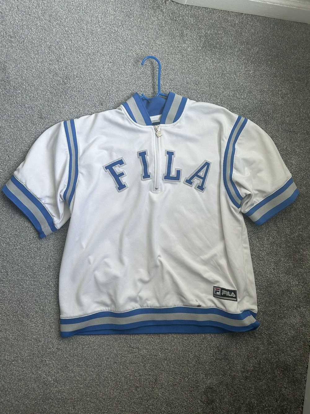 Fila 90s FILA Warm up suit jersey top - image 1