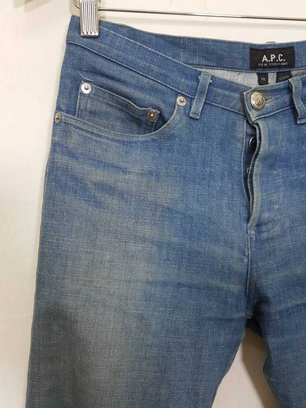 A.P.C. APC CURE Fly Button Denim Jean - image 3