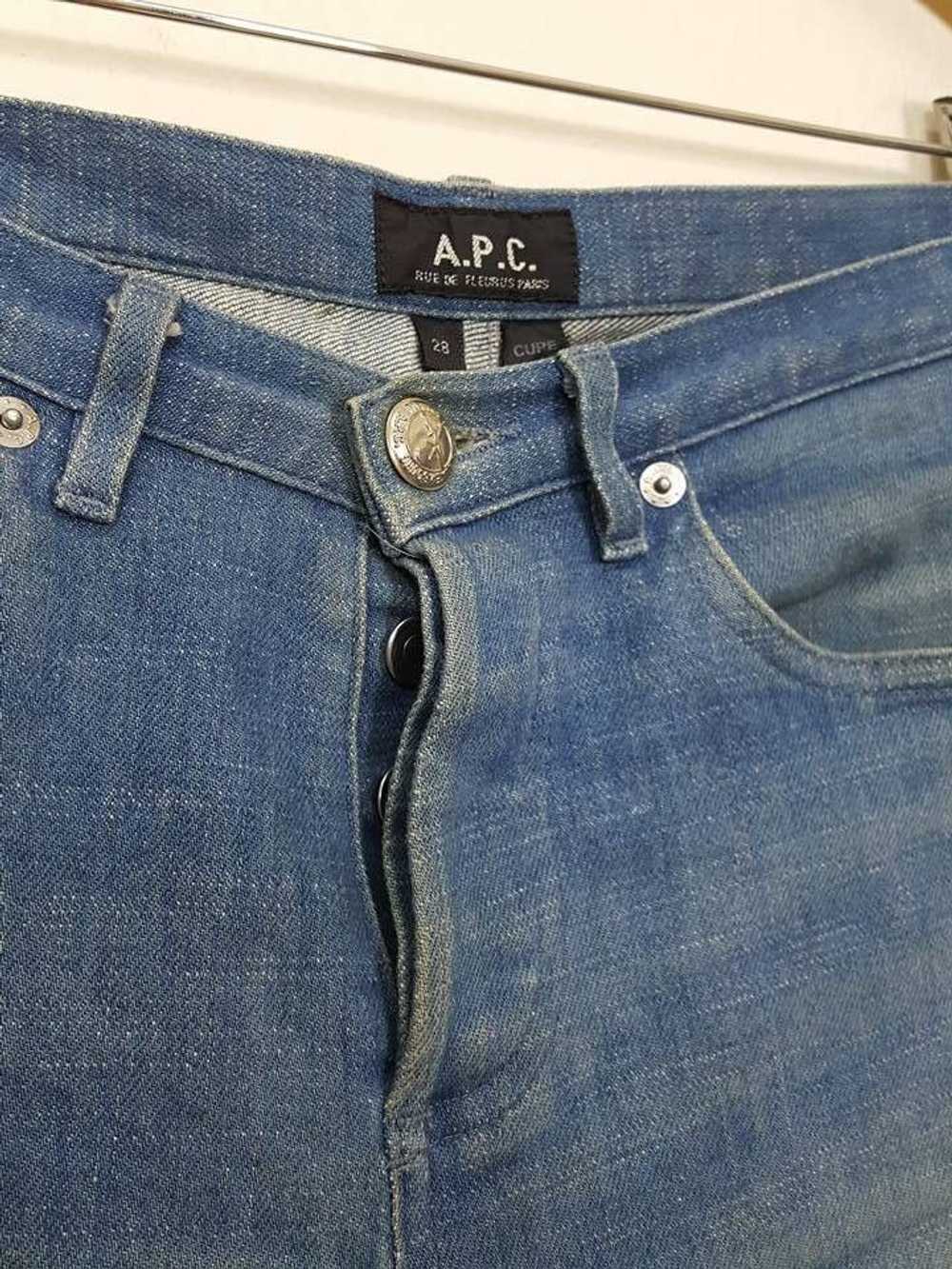 A.P.C. APC CURE Fly Button Denim Jean - image 5