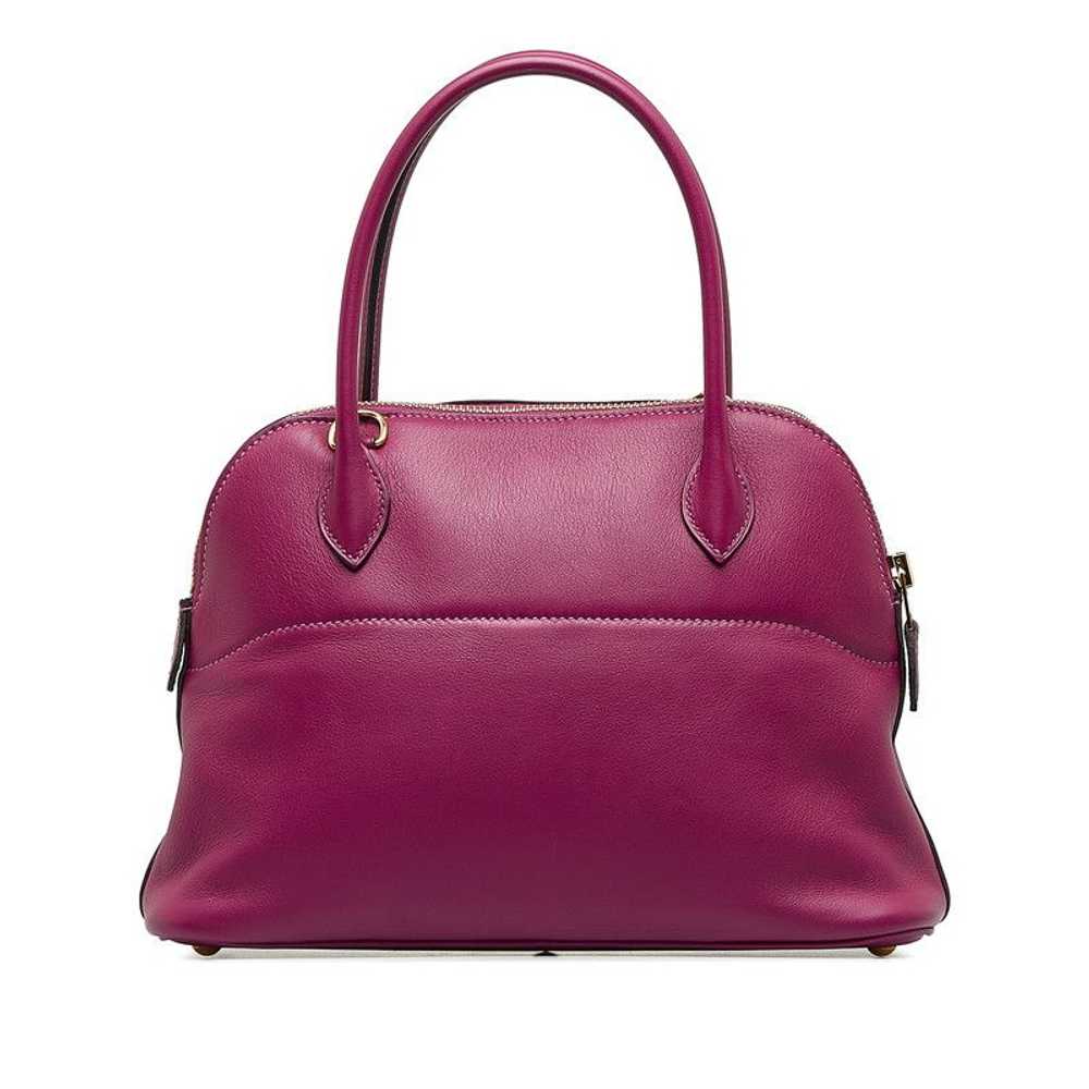 Hermes Hermes Hermes Bolide 27 Handbag Swift Purp… - image 4