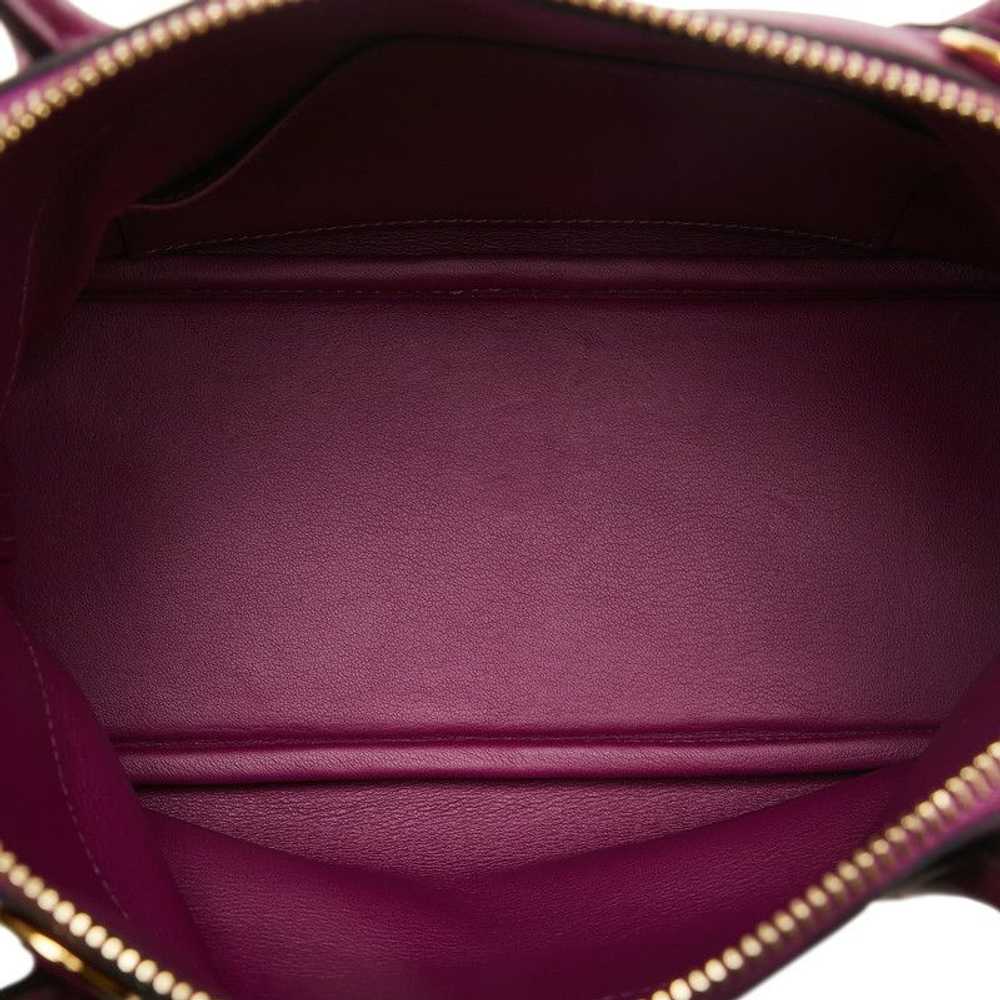 Hermes Hermes Hermes Bolide 27 Handbag Swift Purp… - image 7