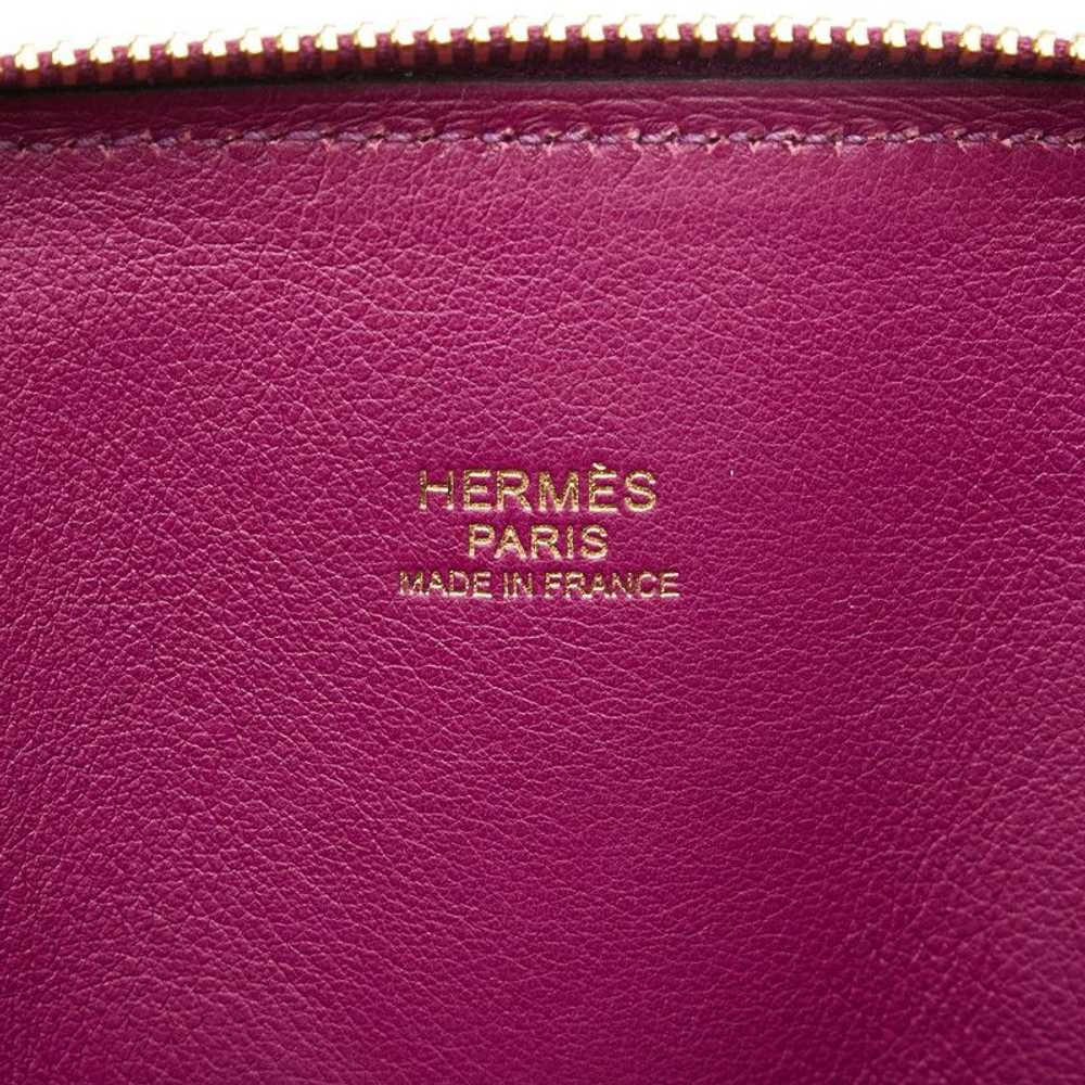 Hermes Hermes Hermes Bolide 27 Handbag Swift Purp… - image 8