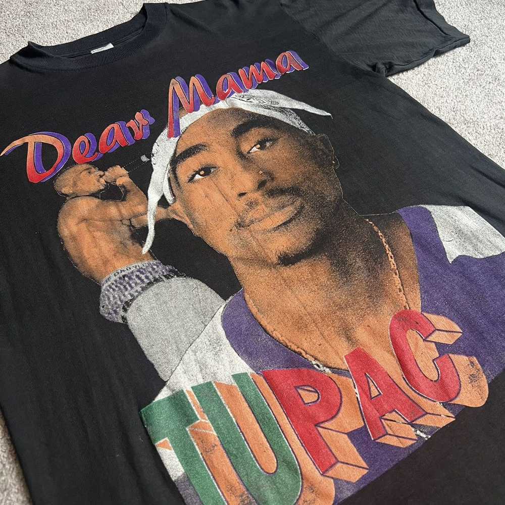 Rap Tees × Vintage 1990s Tupac 2pac Shakur Dear M… - image 2