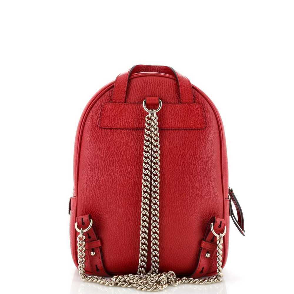 Gucci Leather backpack - image 3