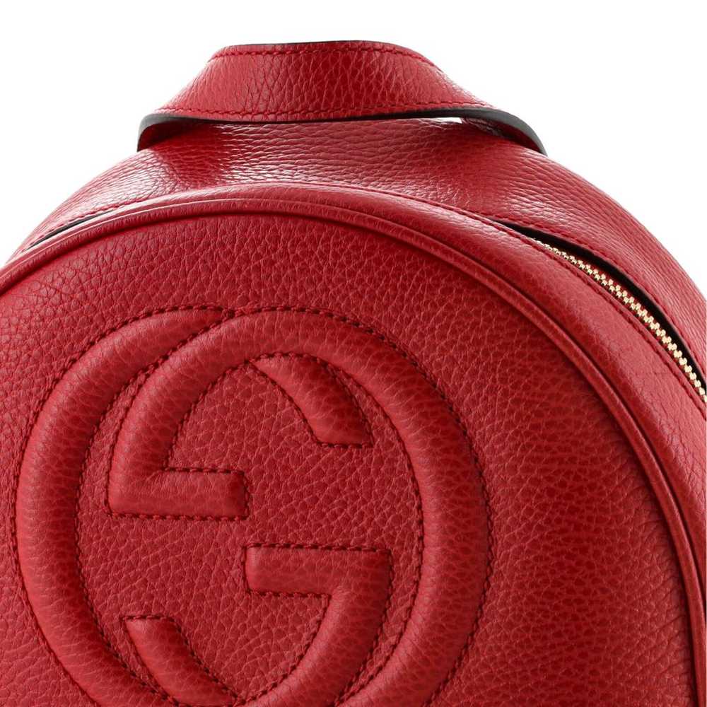 Gucci Leather backpack - image 7