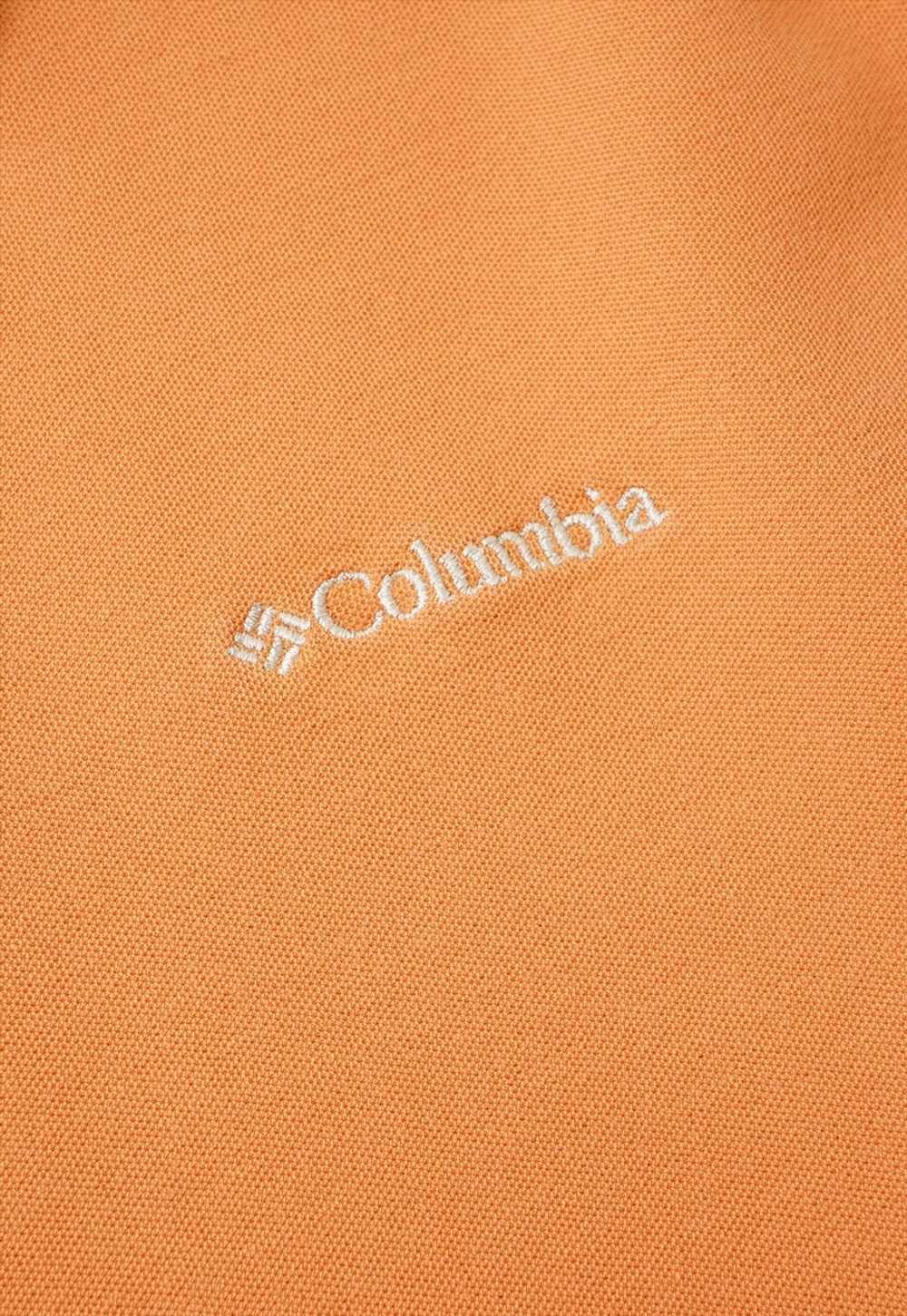 Vintage Columbia Orange Polo Shirt Womens - image 4