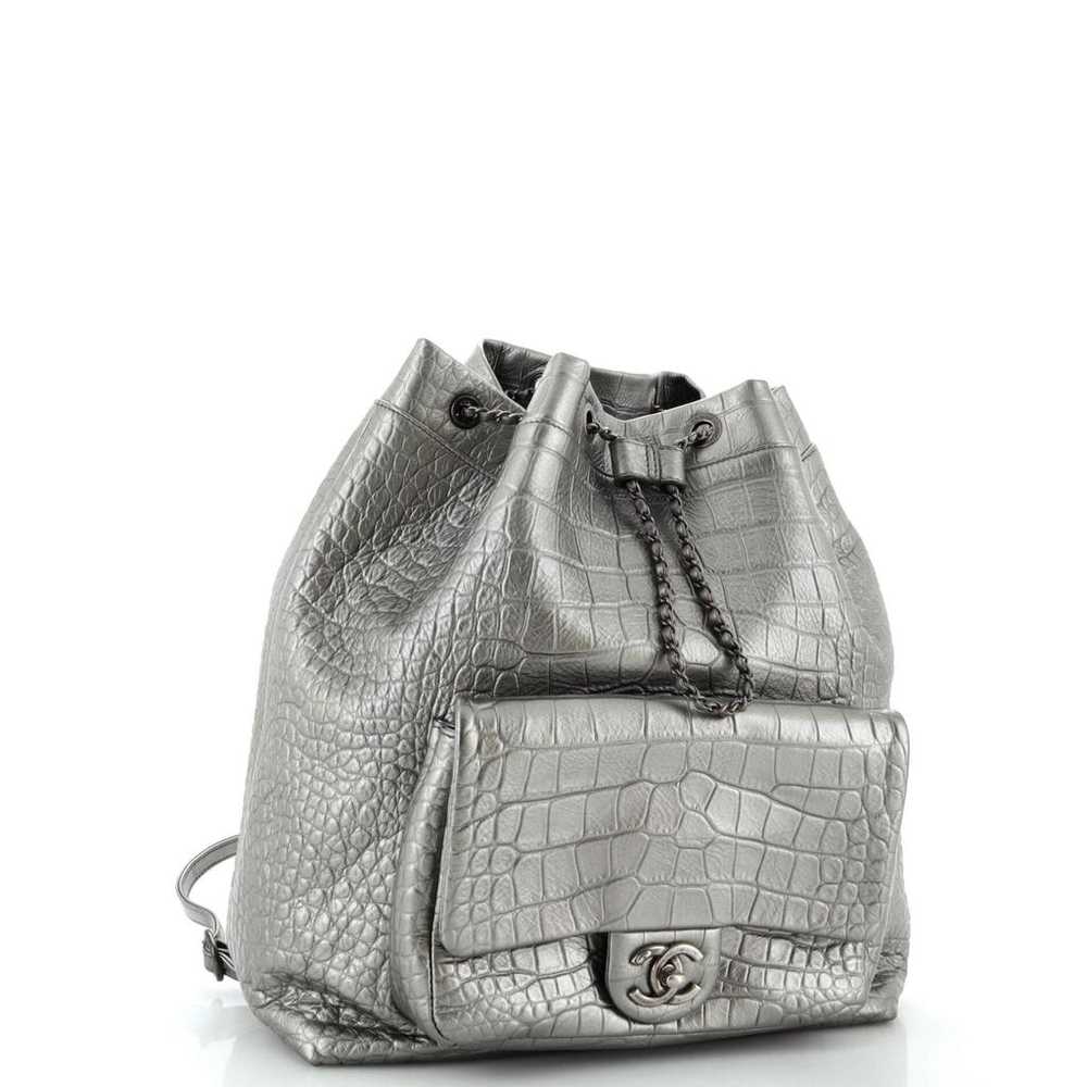 Chanel Leather backpack - image 3