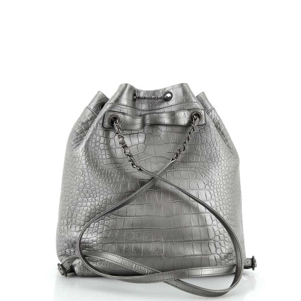 Chanel Leather backpack - image 4