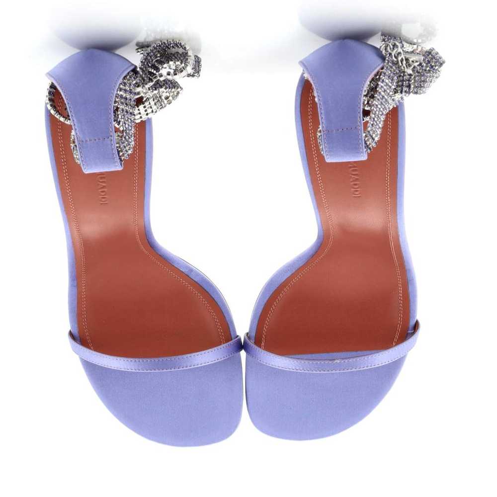 Amina Muaddi Cloth sandal - image 2