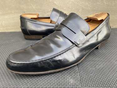 Gucci Gucci Black Leather Men's Slip On Penny Loa… - image 1