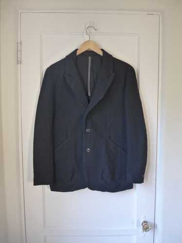 Kazuyuki Kumagai Attachment Crinkled Blazer, Blac… - image 1