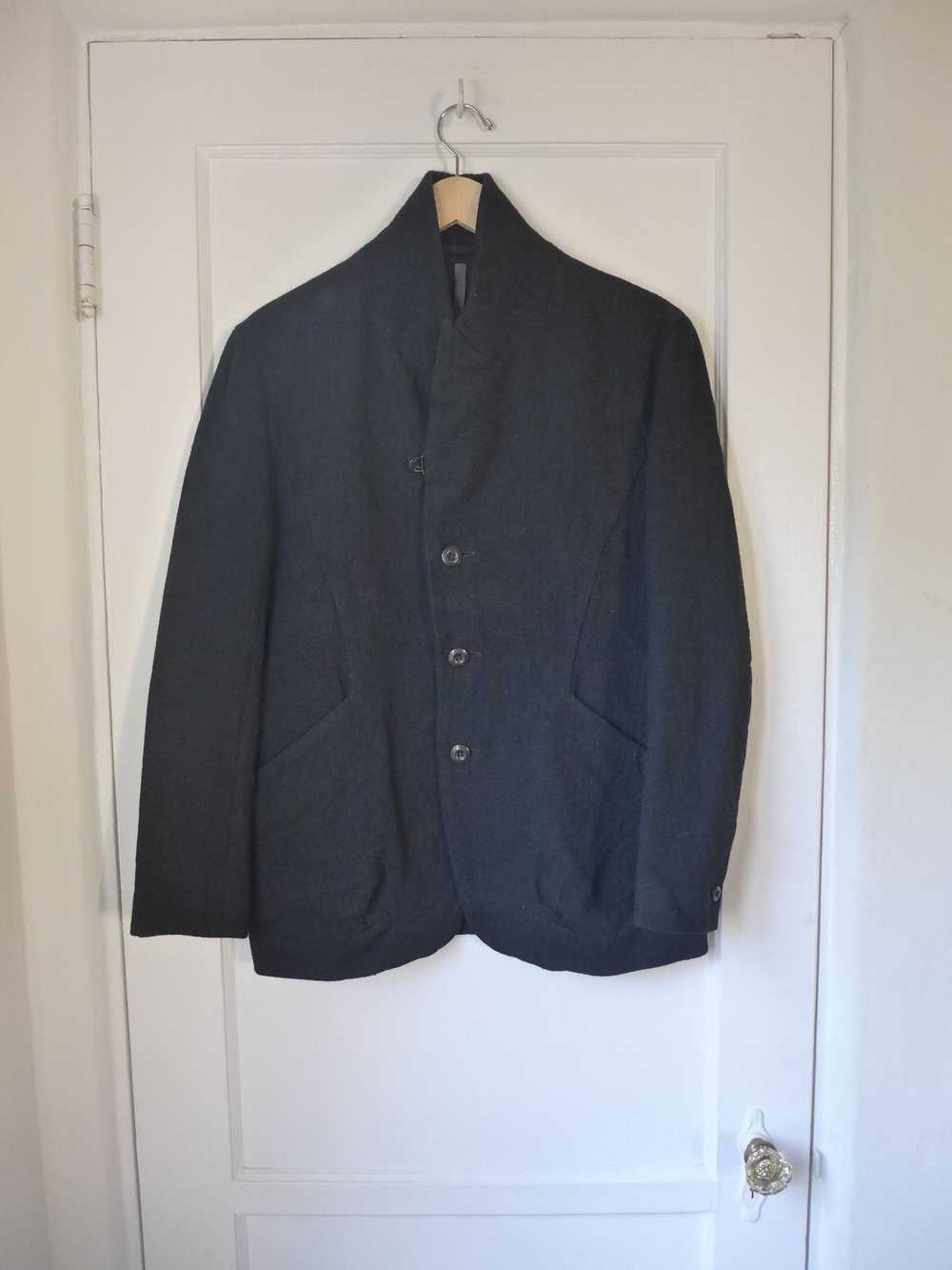 Kazuyuki Kumagai Attachment Crinkled Blazer, Blac… - image 2