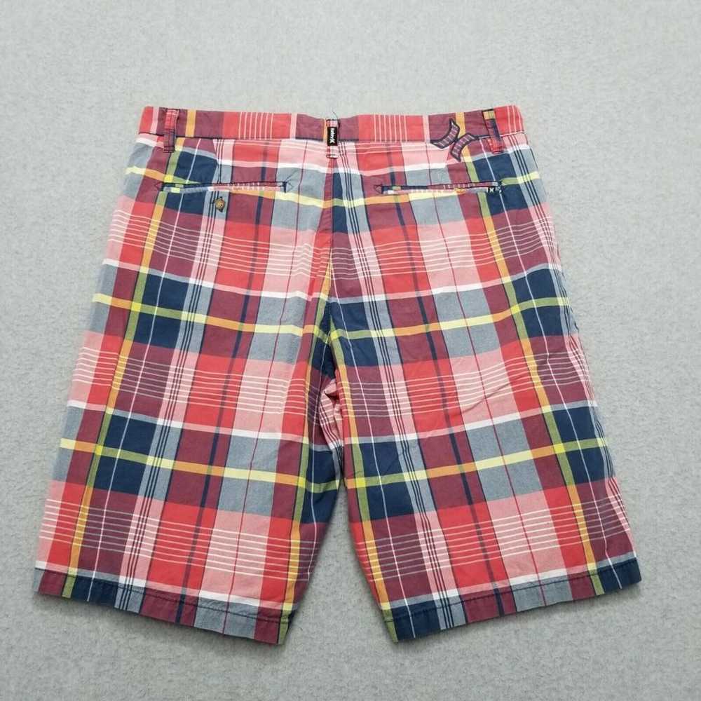 Hurley Hurley Shorts Mens 34 Plaid Casual Chino P… - image 7