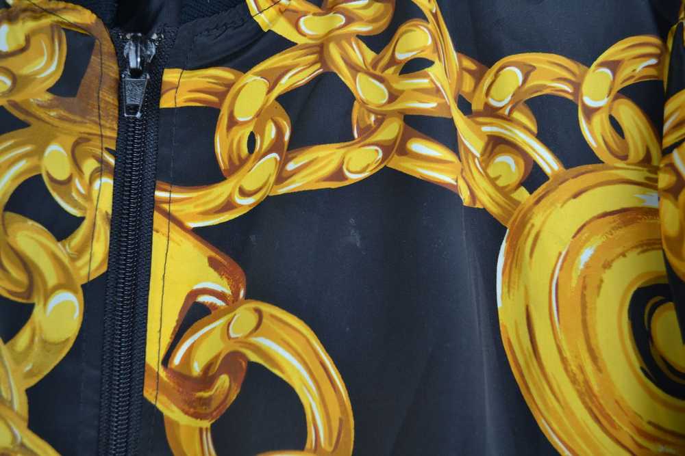 Bomber Jacket × Chain × Custom Jacket Versace Sty… - image 3