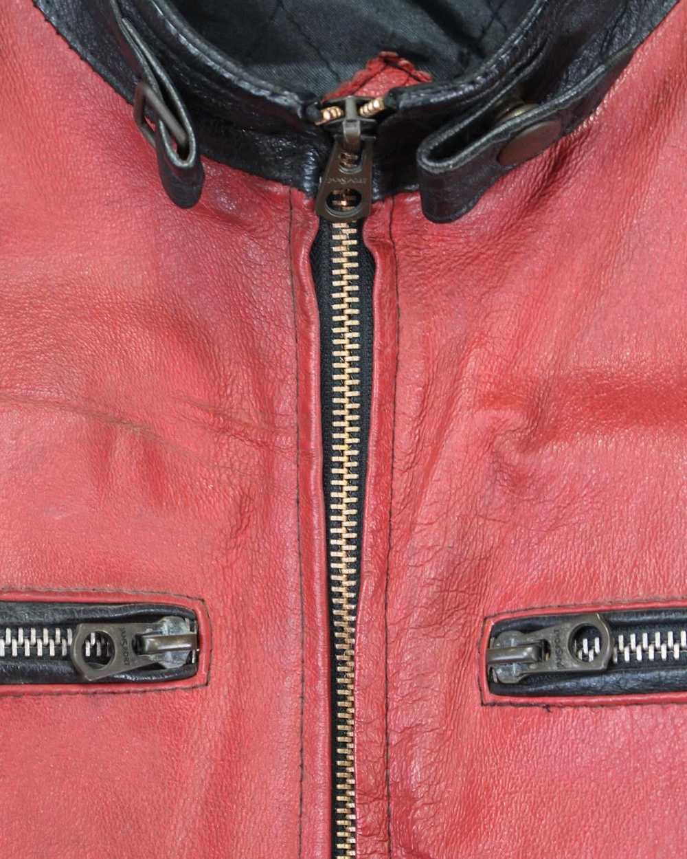 Vintage 80s PHASE 2 8 BALL LEATHER JACKET - image 6