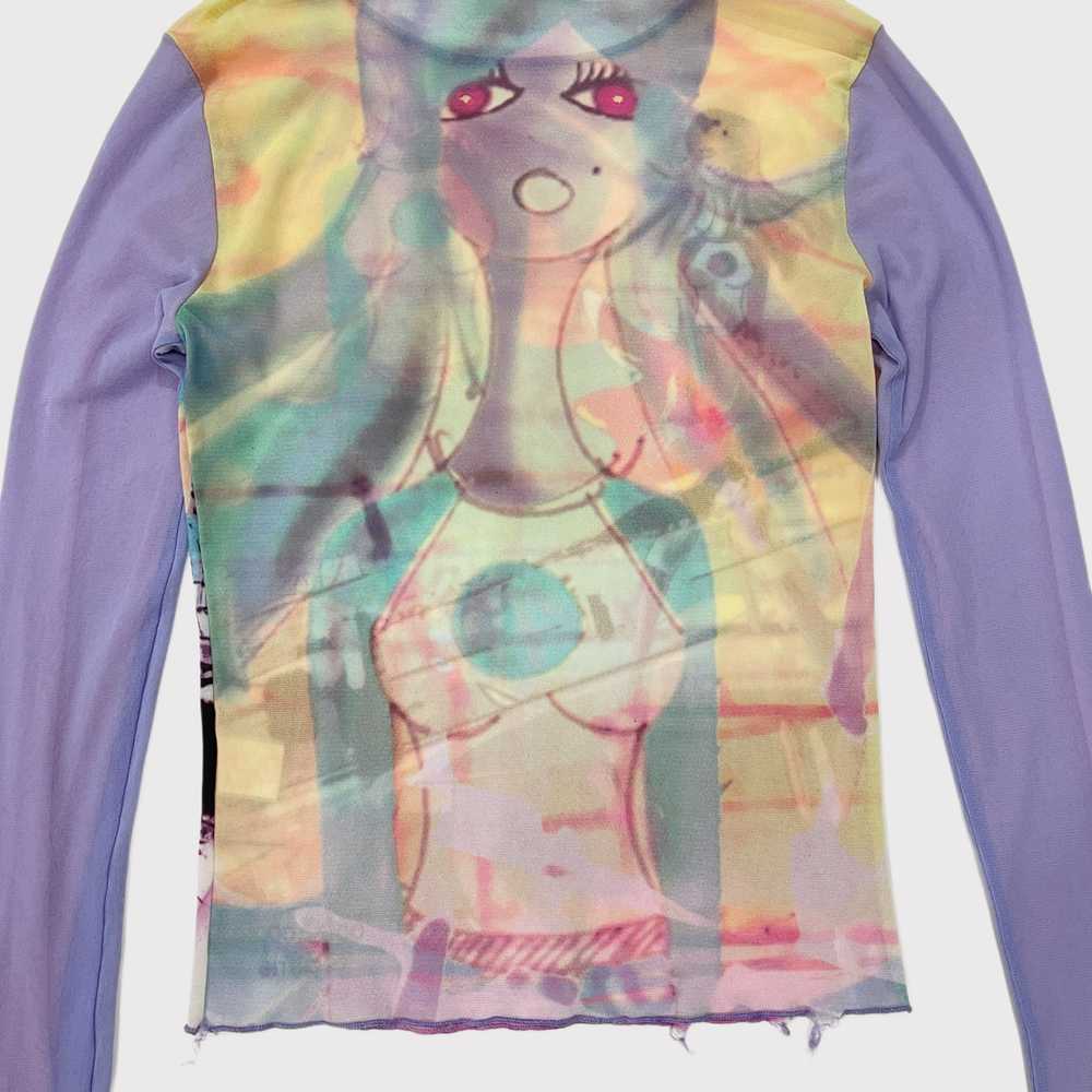 Cop Copine purple/multicolor cartoon woman graphi… - image 5