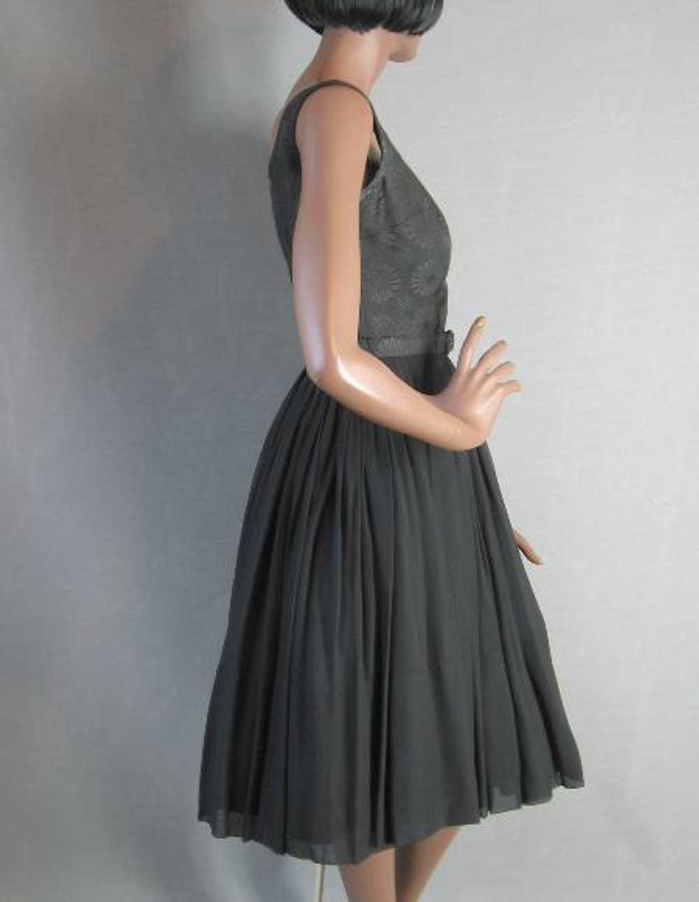 50s Party Dress Outfit with Bolero 60s Vintage Fu… - image 7