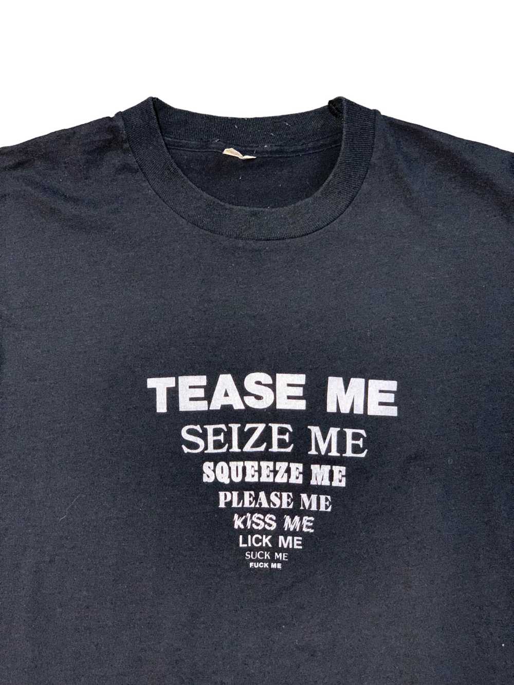 Vintage 70’s Tease Me T-Shirt - image 2