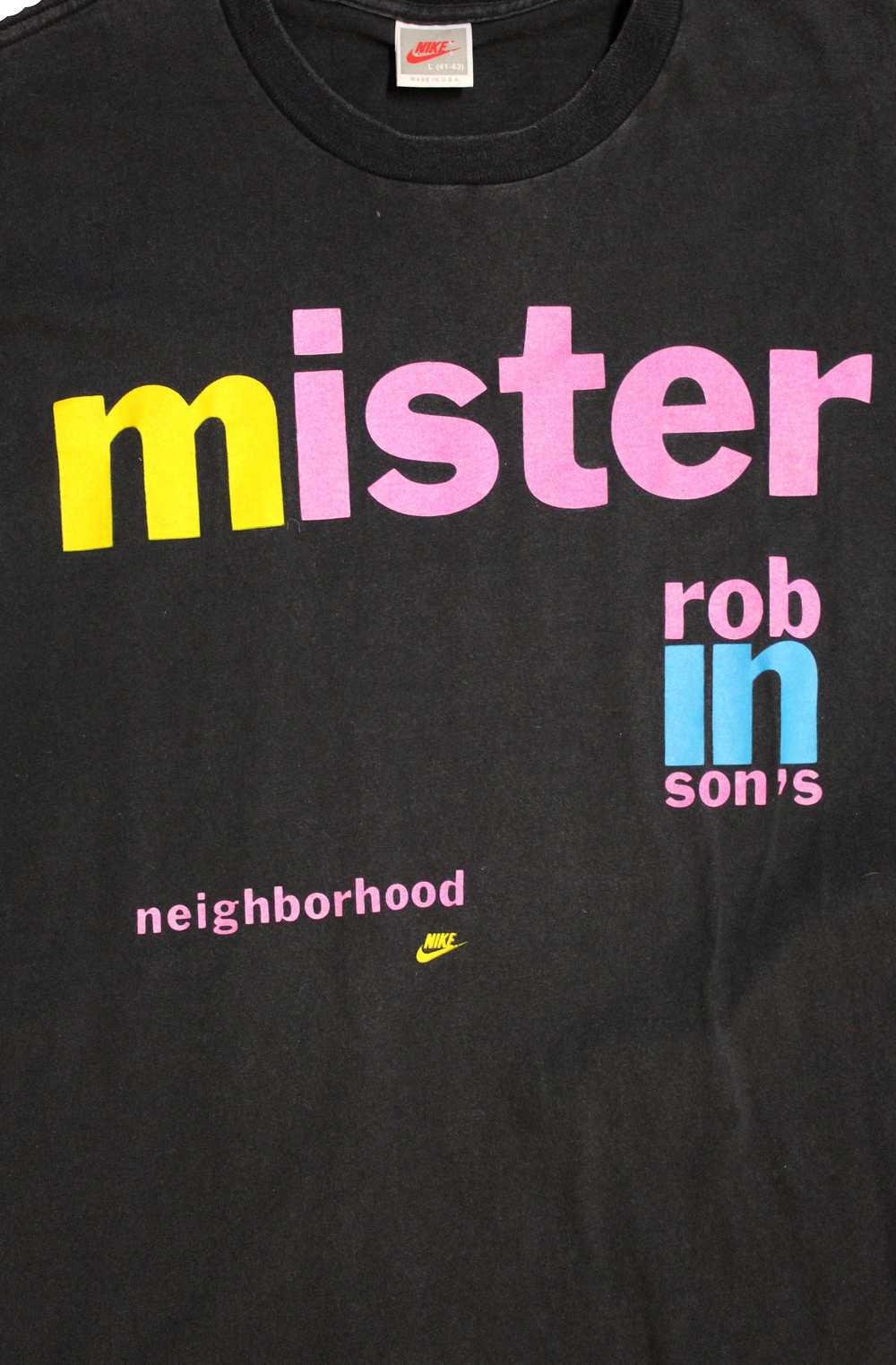 Vintage 1990's Nike Mister Robinson T-Shirt - image 2