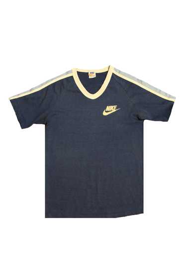 Vintage 1980's Nike Stripe Shoulder T-Shirt