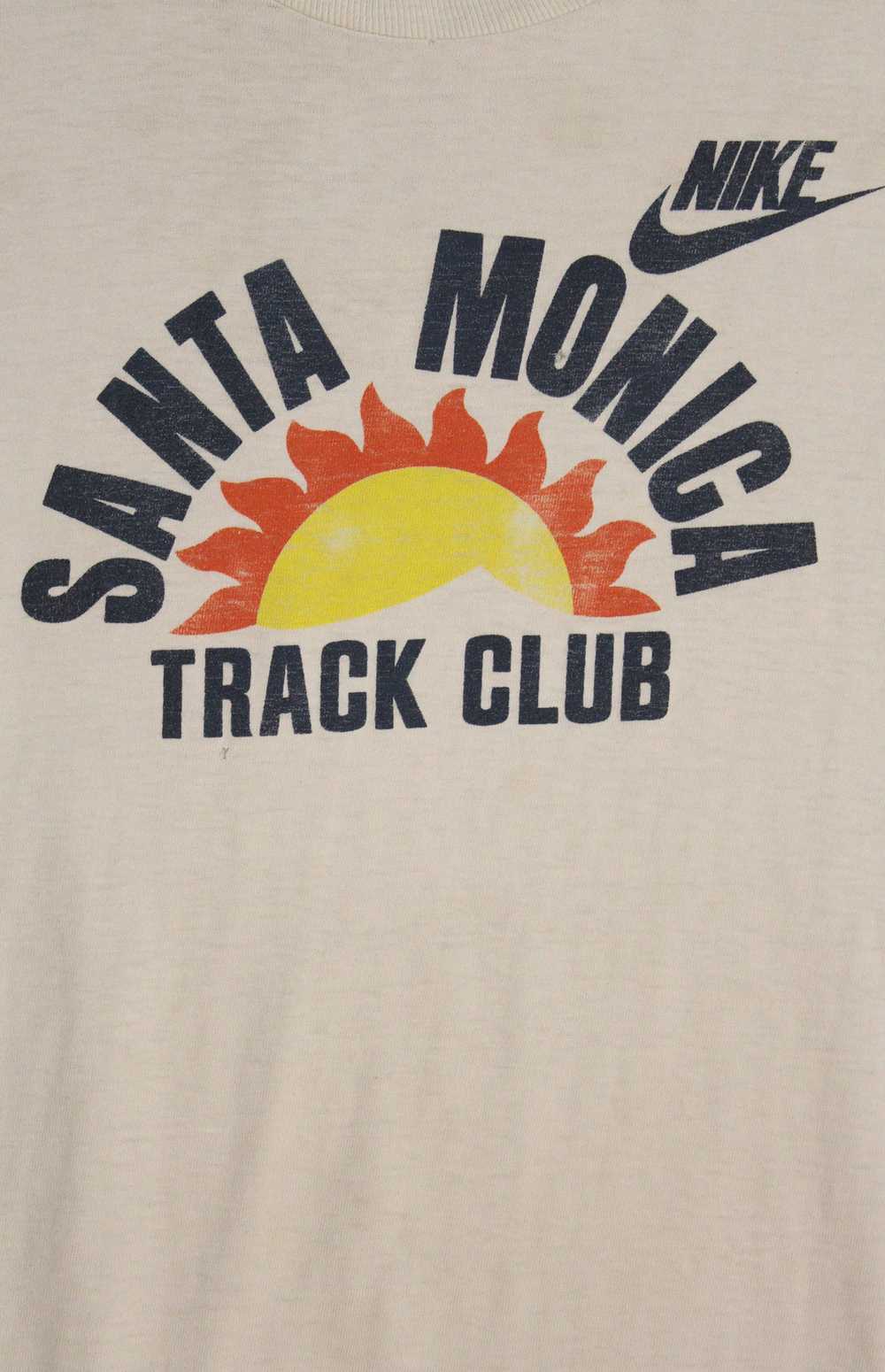 Vintage 1980's Nike Santa Monica Track Club T-Shi… - image 2