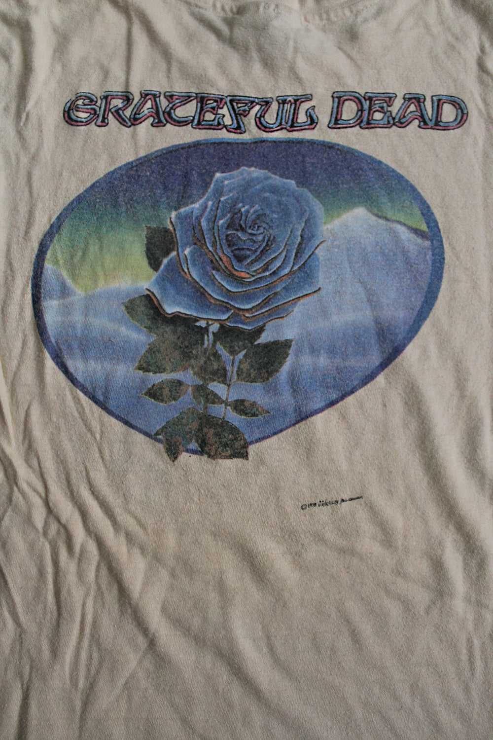 Vintage 70's Grateful Dead Skull & Roses Kelley M… - image 5