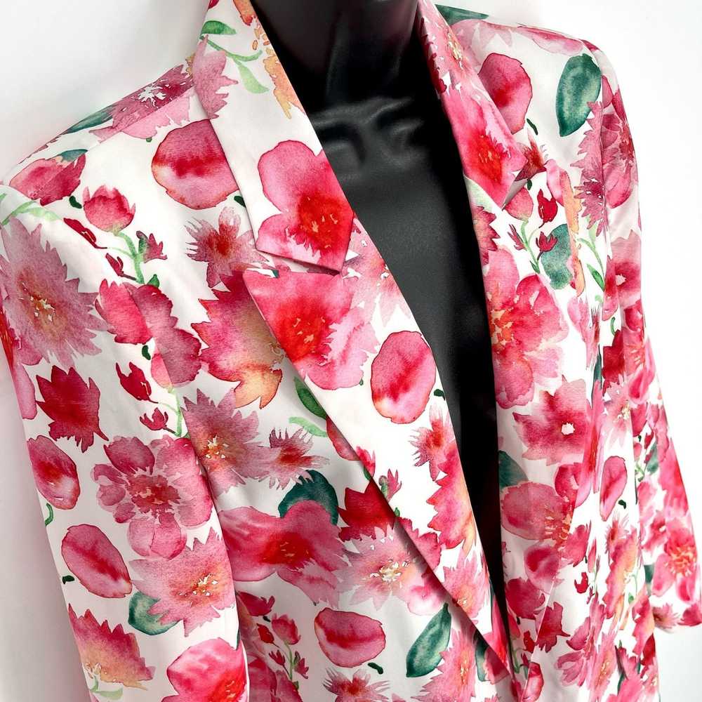 Other Staccato Callie Open Front Floral Blazer SZ… - image 2