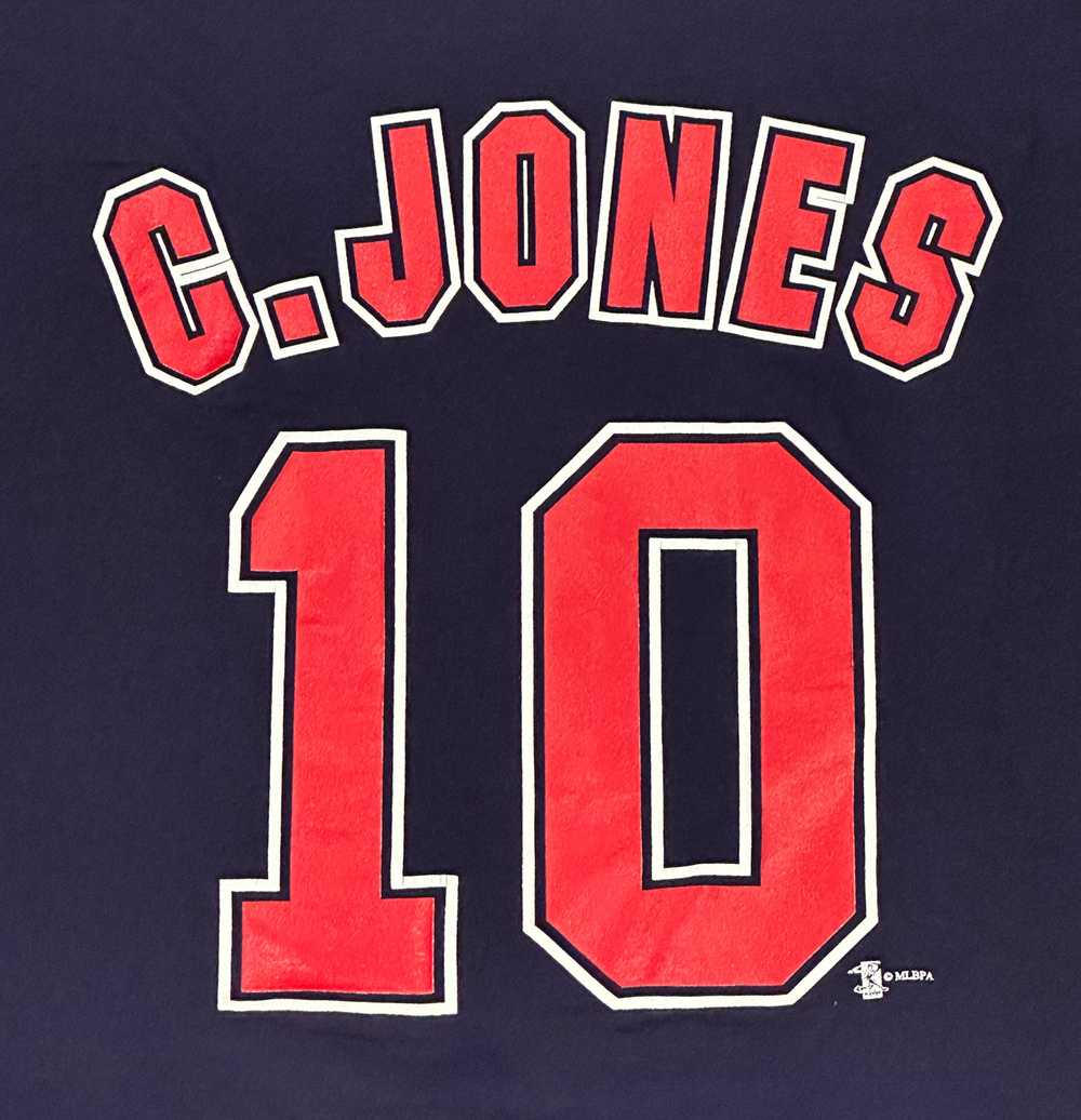 1997 Chipper Jones Braves Player Tshirt size 2X - image 1